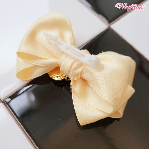 My Lady Hairbow by Wooflink -Bundle of 3-Chocolate, Yellow and Black - Picture 2 of 7